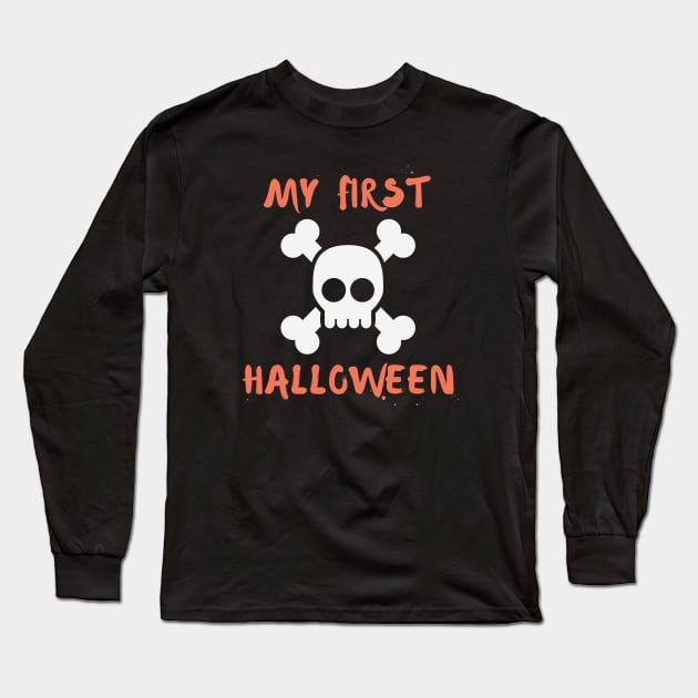 My First Halloween Long Sleeve T-Shirt by Mplanet